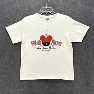 Wish Upon A Star T‎ Shirt Large "16th Annual Recital Disney" White short sleeve